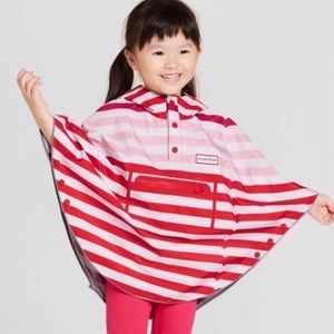 Hunter x Target Striped Girls Poncho